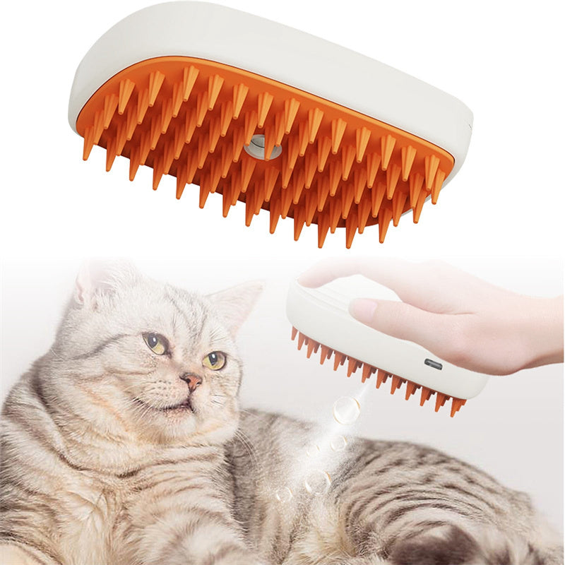 USB Rechargeable Pets Steam Brush Spray Massage Comb Pet Grooming Tools Cat Steam Comb Pet Products EX-STOCK Canada 