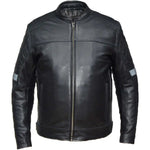 Chaqueta de motociclista para hombre Unik International con franjas reflectantesEX-STOCK Canada 