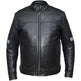 Chaqueta de motociclista para hombre Unik International con franjas reflectantesEX-STOCK Canada 