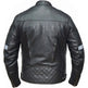 Chaqueta de motociclista para hombre Unik International con franjas reflectantesEX-STOCK Canada 
