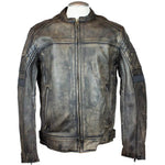 Chaqueta de motociclista para hombre Unik International con franjas reflectantesEX-STOCK Canada 