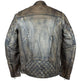 Chaqueta de motociclista para hombre Unik International con franjas reflectantesEX-STOCK Canada 