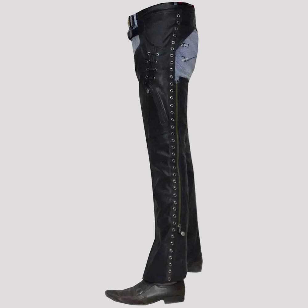 Unik International Women's Eyelet Laced Chaps 