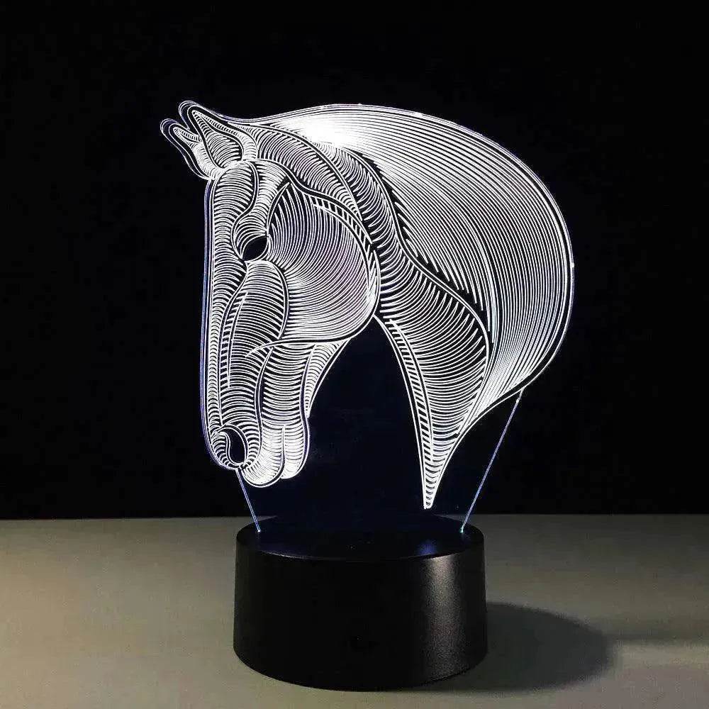 Unique Design of Horse's head LED night lights - EX-STOCK Canada