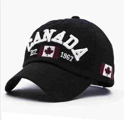 Unisex Embroidery Duck Tongue Canada Hat - EX-STOCK Canada