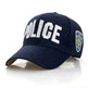 Unisex Spring And Summer Adjustable Letters Police Cap - EX-STOCK Canada