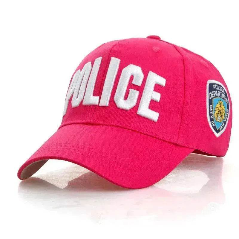 Unisex Spring And Summer Adjustable Letters Police Cap - EX-STOCK Canada
