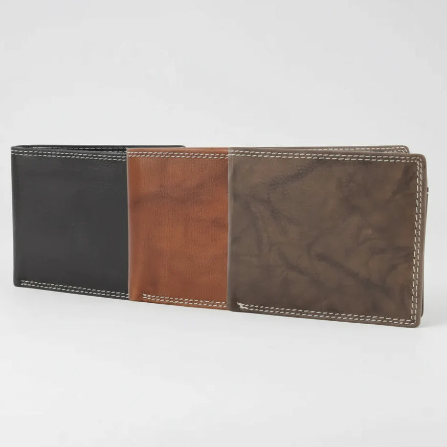 Cartera Bifold para Hombre con Solapa Superior y Sistema de Extracción de AceiteEX-STOCK Canada 