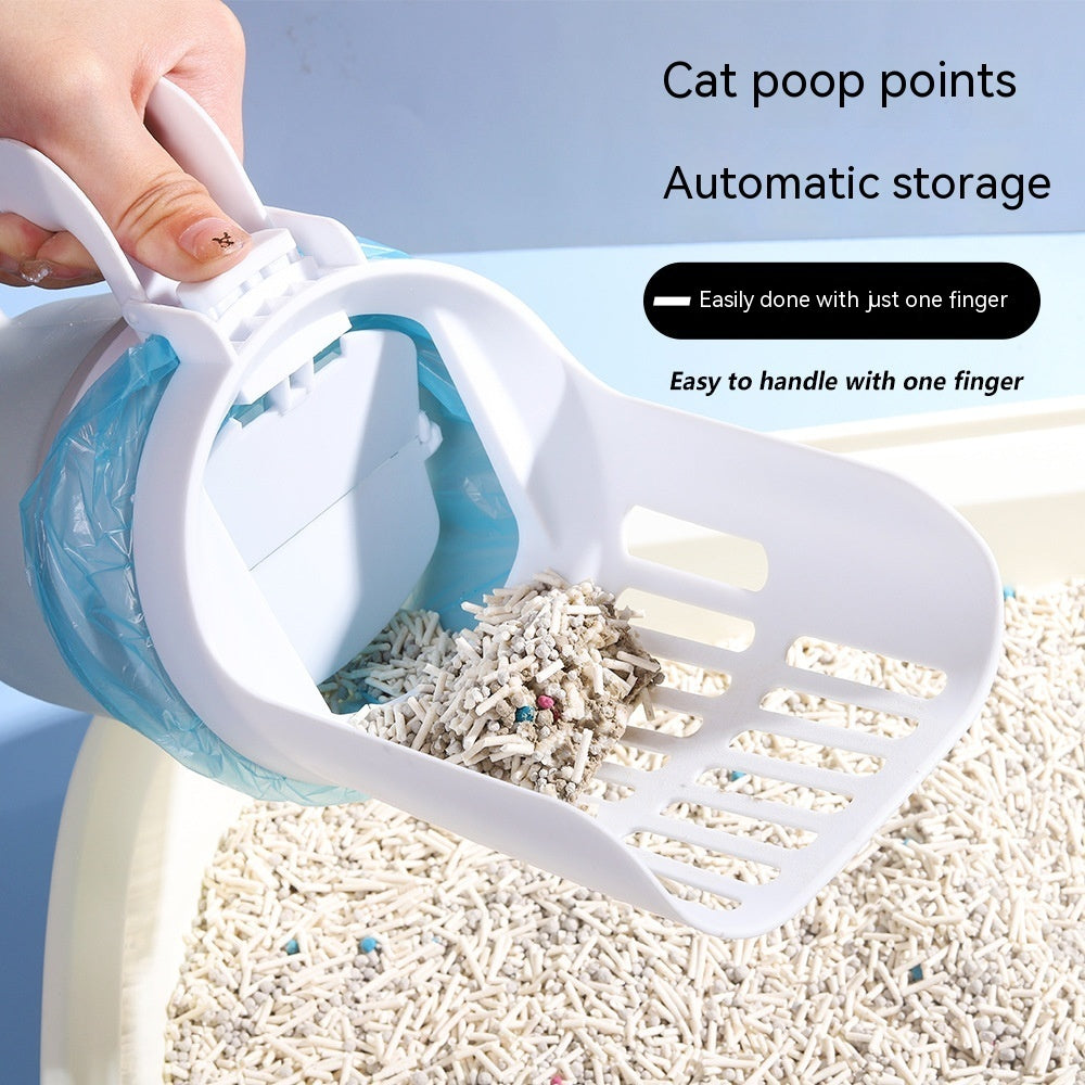 Upgrade Widen Cat Litter Shovel Scoop With Refill Bags Large Cat Litter Box Self Cleaning Cat Waste Bin System Pet Supplies Pet Products EX-STOCK Canada 