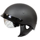 Casco semicerrado VOSS 707 Cruise de fibra de carbono mate negroEX-STOCK Canada 