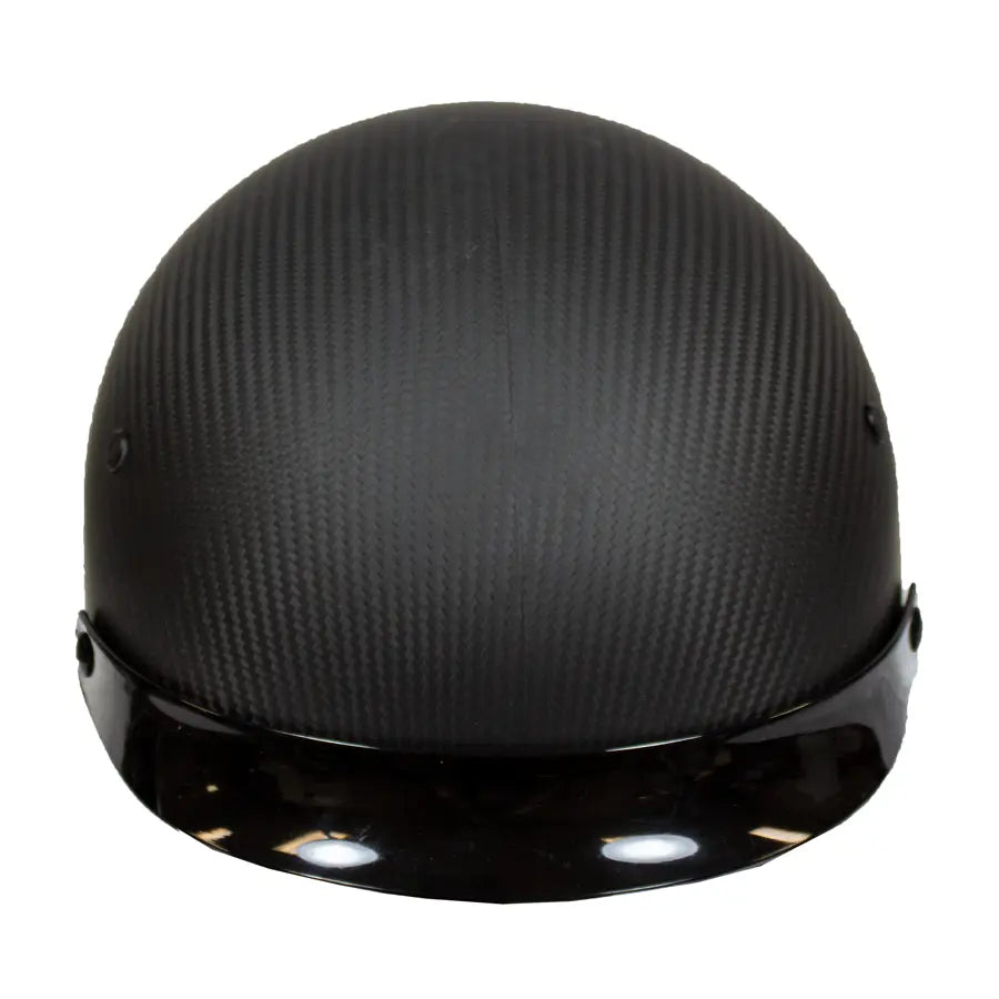 Casco semicerrado VOSS 707 Cruise de fibra de carbono mate negroEX-STOCK Canada 