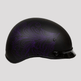 VOSS 707FRP Purple Paisley Half Helmet with Peak 