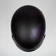 VOSS 707FRP Purple Paisley Half Helmet with Peak 