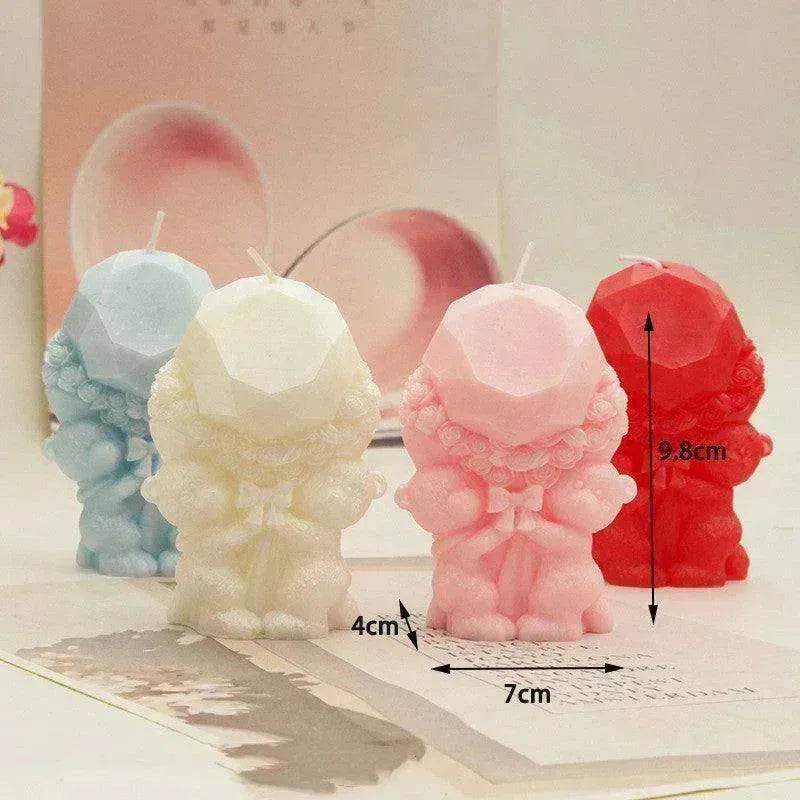 Valentine's Day Bear Shape Aromatherapy Candle - EX-STOCK Canada