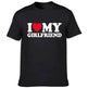 Valentine's Day I Love My Girlfriend Men's T-shirt - EX-STOCK Canada