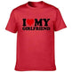 Valentine's Day I Love My Girlfriend Men's T-shirt - EX-STOCK Canada