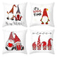Valentine's Day Red Cartoon Letter Series Peach Skin Sofa Pillowcase - EX-STOCK Canada