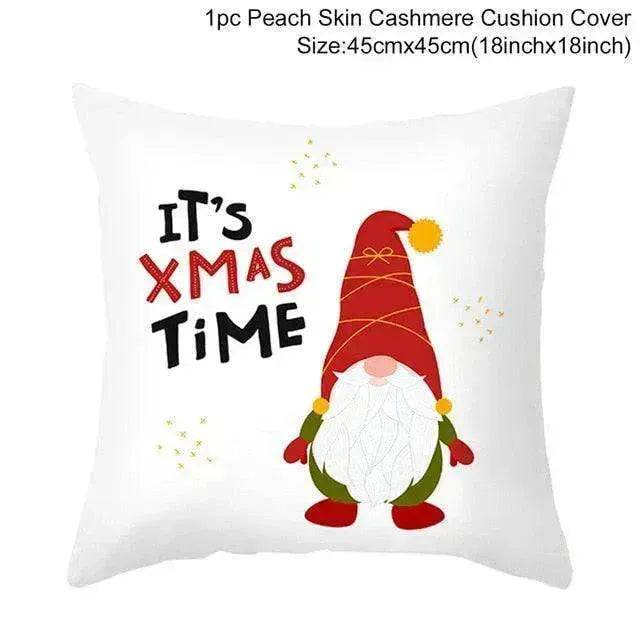 Valentine's Day Red Cartoon Letter Series Peach Skin Sofa Pillowcase - EX-STOCK Canada