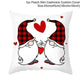 Valentine's Day Red Cartoon Letter Series Peach Skin Sofa Pillowcase - EX-STOCK Canada