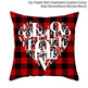 Valentine's Day Red Cartoon Letter Series Peach Skin Sofa Pillowcase - EX-STOCK Canada