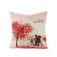 Valentine's Day Red Heart Linen Pillowcase - EX-STOCK Canada