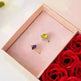 Valentine's Day Roses Love Jewelry Box Necklace Ring Ear Studs - EX-STOCK CANADA