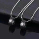 Valentine's Day Simple Crown Her King His Queen Couple Ring Pendant Necklace - EX-STOCK CANADA
