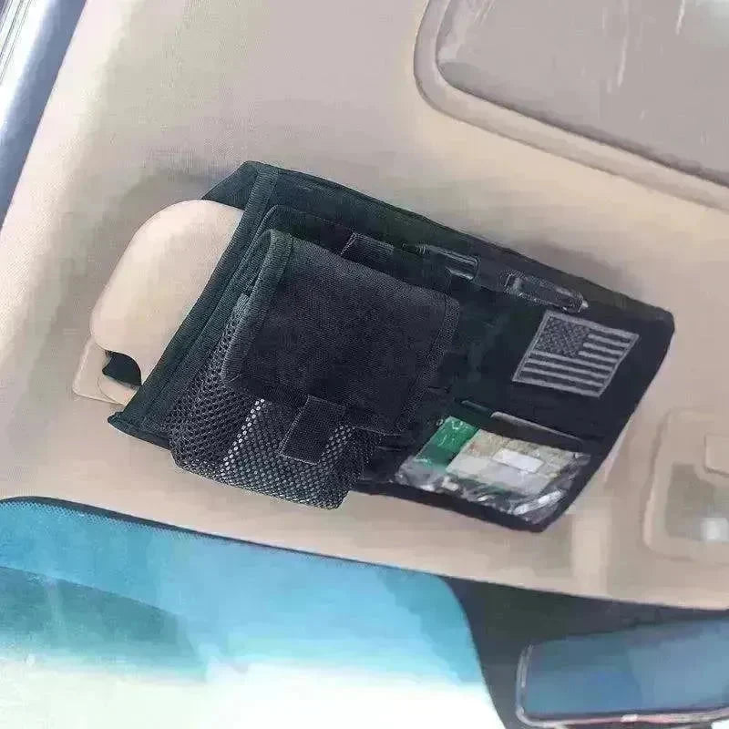 Vehicle Visor Panel Sun Visor Organizer CD Bag Holder Car Accessories - EX-STOCK CANADA