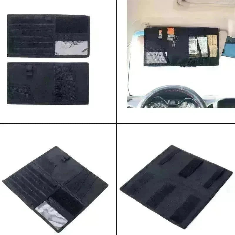 Vehicle Visor Panel Sun Visor Organizer CD Bag Holder Car Accessories - EX-STOCK CANADA