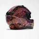 Voss 580 Conquest Gloss Neon Mandala MotorradhelmEX-STOCK Canada 