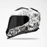 Casco de motocicleta Voss 989 Moto-V ReiEX-STOCK Canada 