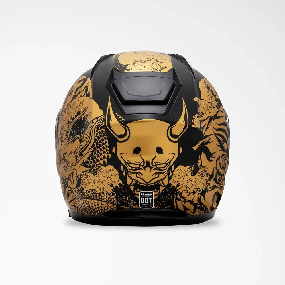 Casque de moto Voss 989 Moto-V Rei 