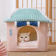 Cat House Removable And Washable Cat Bed Pet Supplies Enclosed Cat House Villa EX-STOCK Canada 
