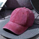 Washed Baseball Caps For Men And Women Outdoor Distressed Sun Hats Simple Caps - EX-STOCK Canada