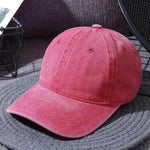 Washed Baseball Caps For Men And Women Outdoor Distressed Sun Hats Simple Caps - EX-STOCK Canada