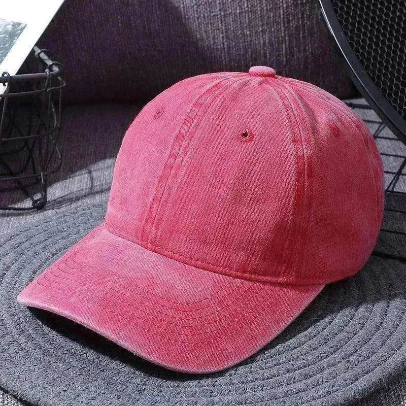 Washed Baseball Caps For Men And Women Outdoor Distressed Sun Hats Simple Caps - EX-STOCK Canada