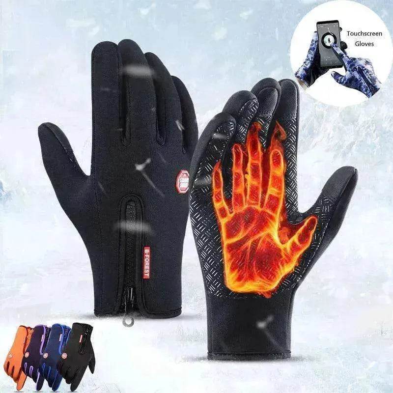 Waterproof Touch Screen Polar Fleece Motorcycle Riding Gloves - EX-STOCK Canada