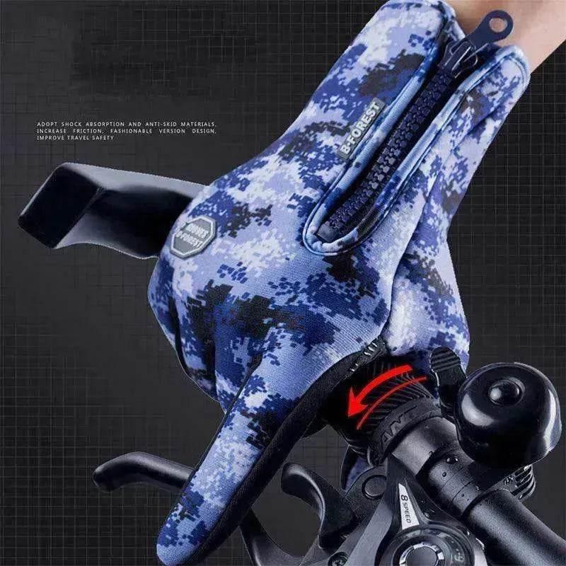 Waterproof Touch Screen Polar Fleece Motorcycle Riding Gloves - EX-STOCK Canada