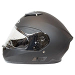 West Coast Leather Full Face Matte Black Helmet EX-STOCK Canada 