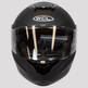 West Coast Leather Full Face Matte Black Helmet 