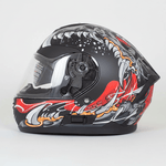 West Coast Leather Monster Skull Biker Helmet 