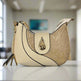 Temptation Italy Faux Leather Small Shoulder Bag with Dragonfly and Flowers 