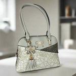 Bolso de 2 Asas Temptation Italy de Piel Sintética con Diseño FloralEX-STOCK Canada 