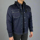 Men’s Armored Denim Shirt with Removable Hoodie 
