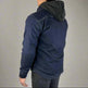 Men’s Armored Denim Shirt with Removable Hoodie 