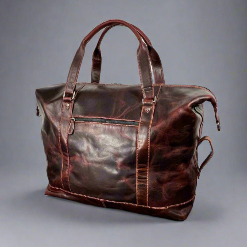 Sac de voyage en cuir de luxe ManhattanEX-STOCK Canada 