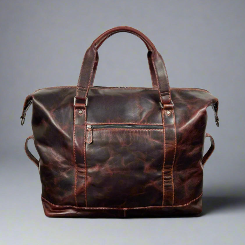 Sac de voyage en cuir de luxe ManhattanEX-STOCK Canada 