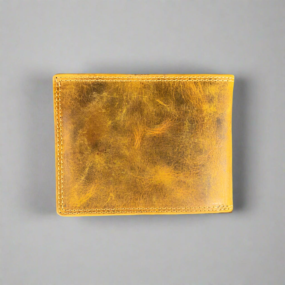 Cartera Bifold de Cuero para Hombre Greenwood. Cartera premium con protección RFID y compartimento abatibleEX-STOCK Canada 