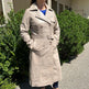 Women's Classic Leather Trench Coat. Double-Breasted Button Closure with Adjustable Belt | EX-STOCK Canada 