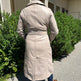Women's Classic Leather Trench Coat. Double-Breasted Button Closure with Adjustable Belt EX-STOCK Canada 
